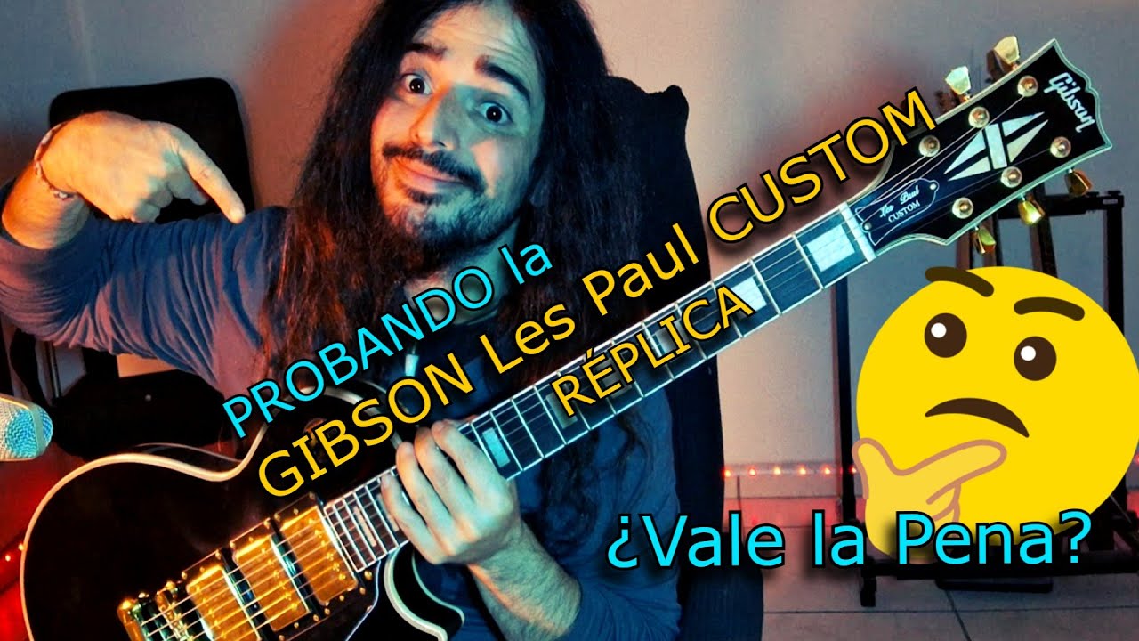 Review GIBSON LES PAUL CUSTOM Black Beauty REPLICA