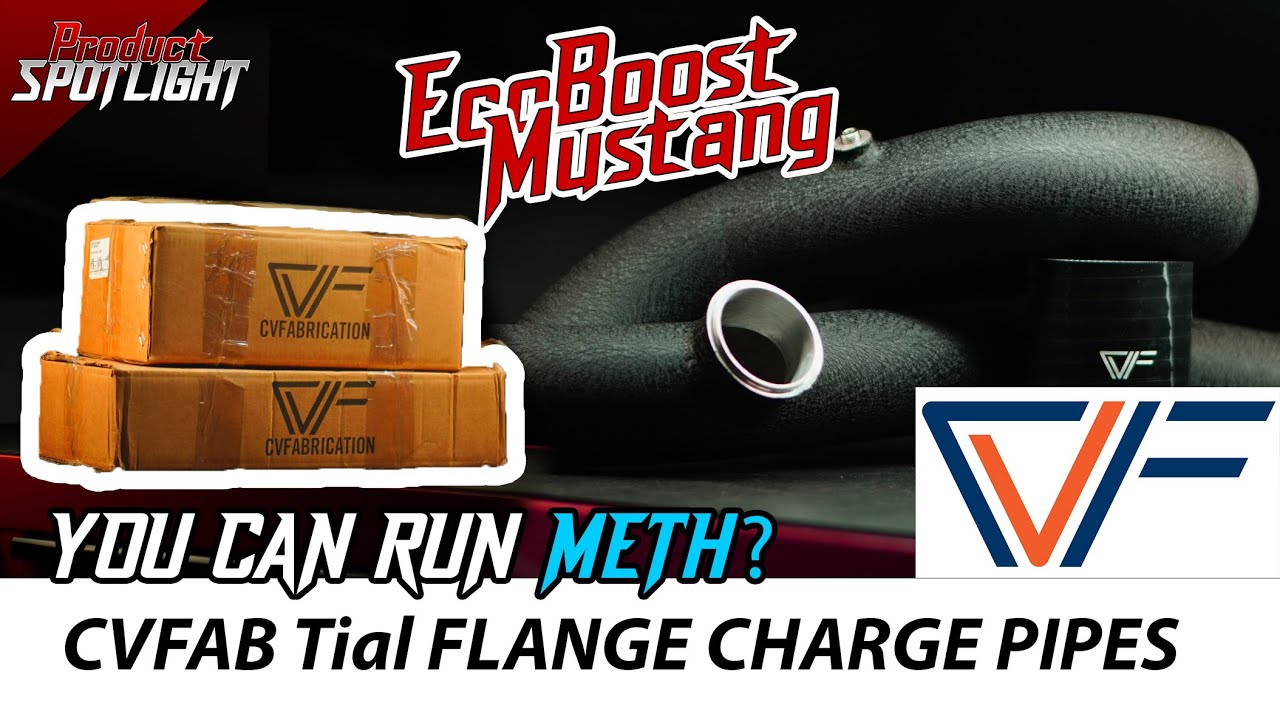ECOBOOST MUSTANG CHARGE PIPES/ CV FABRICATIONS/ TIAL FLANGE