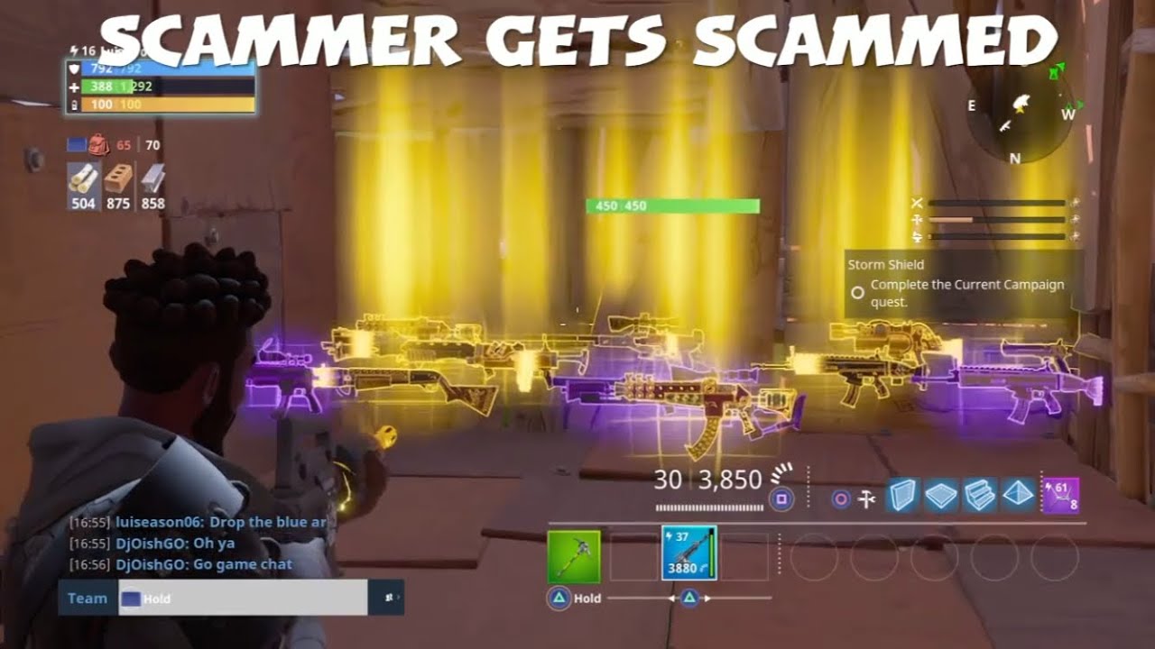 Best Scammer Gets Scammed (Fortnite Save The World)