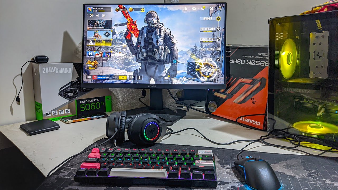 COD Mobile on PC | RTX 5060 Ti + Ryzen 5 7500F