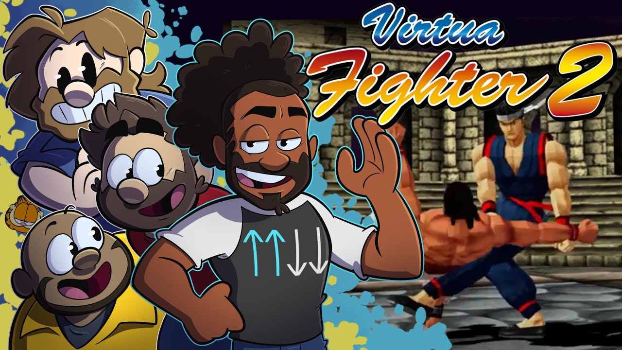 Virtua Fighter 2 (ft. Xavier Woods) | Visibly Drunk | Super Beard Bros
