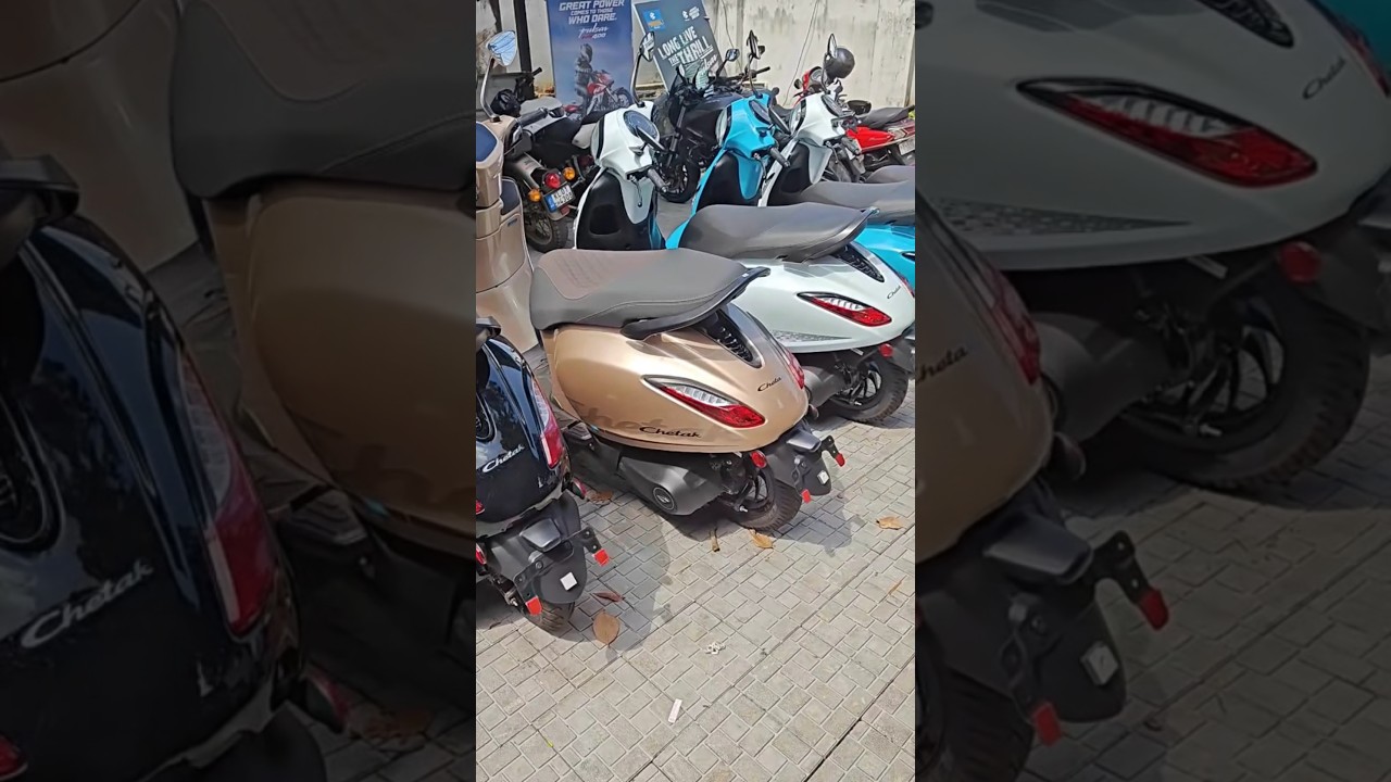 Bajaj Chetak Electric 2025 Stunning Colours #shorts #chetakelectric #chetakelectricscooter #chetak