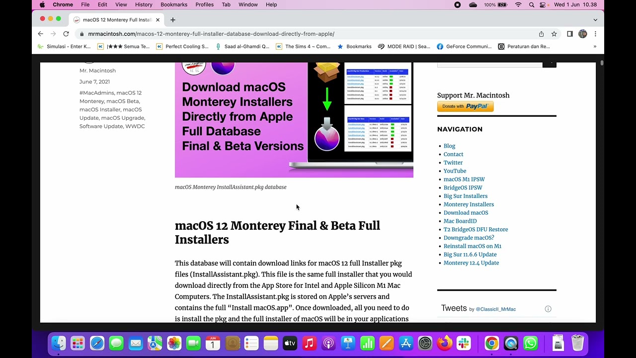 Cara download installer macos monterey versi terbaru