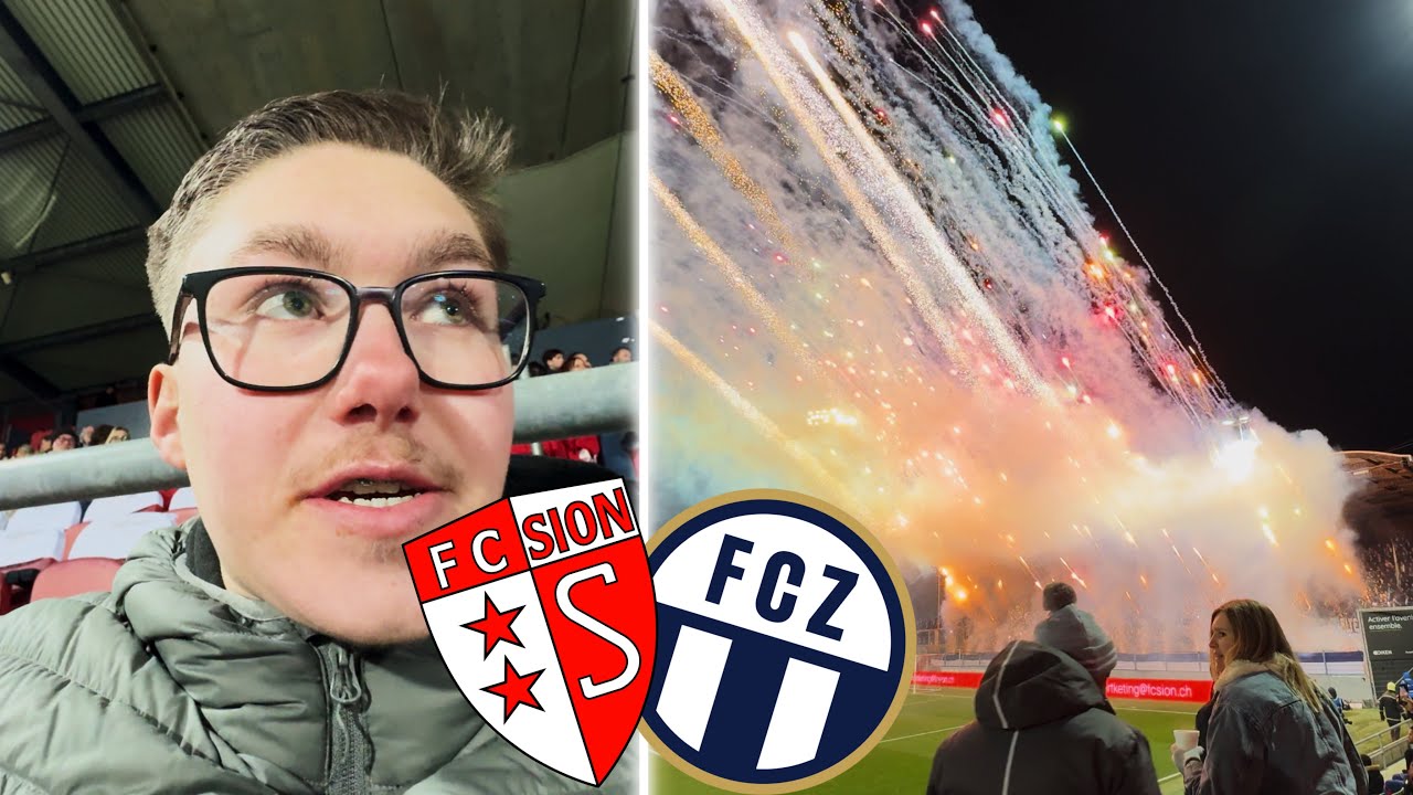 FC Sion vs. FC Zürich - Stadionvlog | FCZ kommt weiterhin nicht zum Siegen!🤔🫣| TOP FEUERWERK🤯