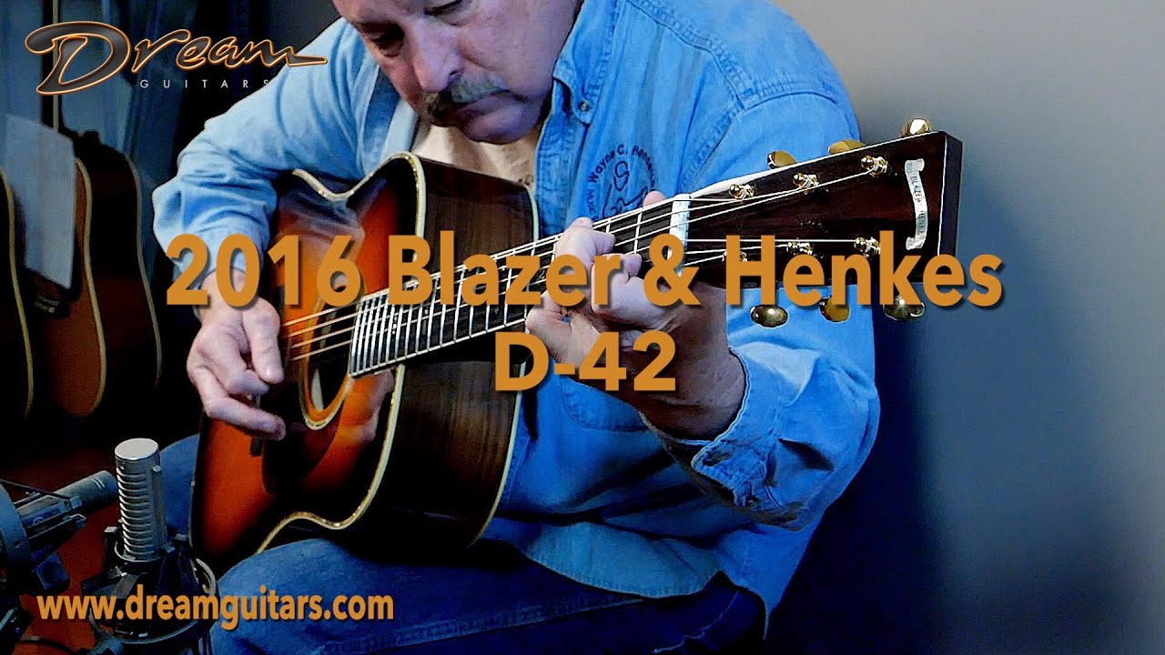 2016 Blazer & Henkes D-42, Brazilian Rosewood & Alpine Spruce