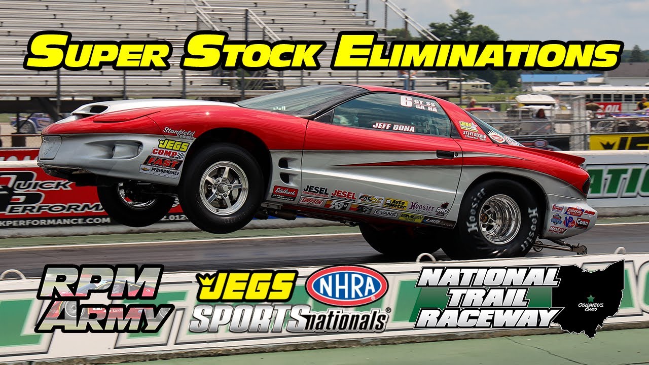 NHRA Super Stock Drag Racing ELIMINATIONS Round 1 JEGS SPORTSNationals