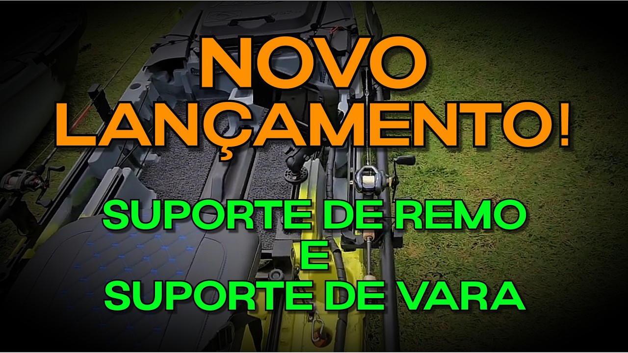 NOVO LANÇAMENTO! Suporte de Remo e Suporte de Vara - Mais Uma Novidade do Carlão -Confere aí!