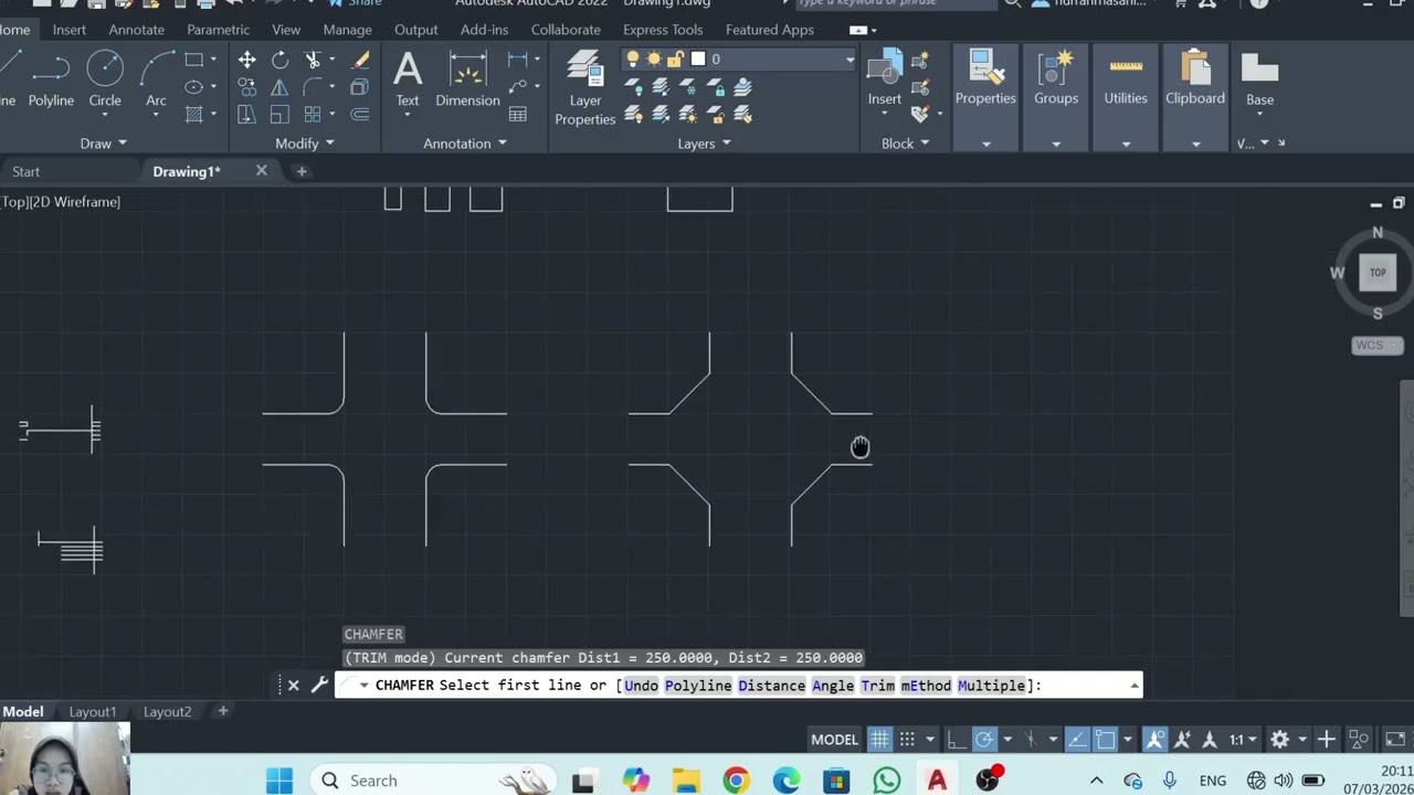 TUTORIAL AUTOCAD TOOLS MODIFY Pt. 4