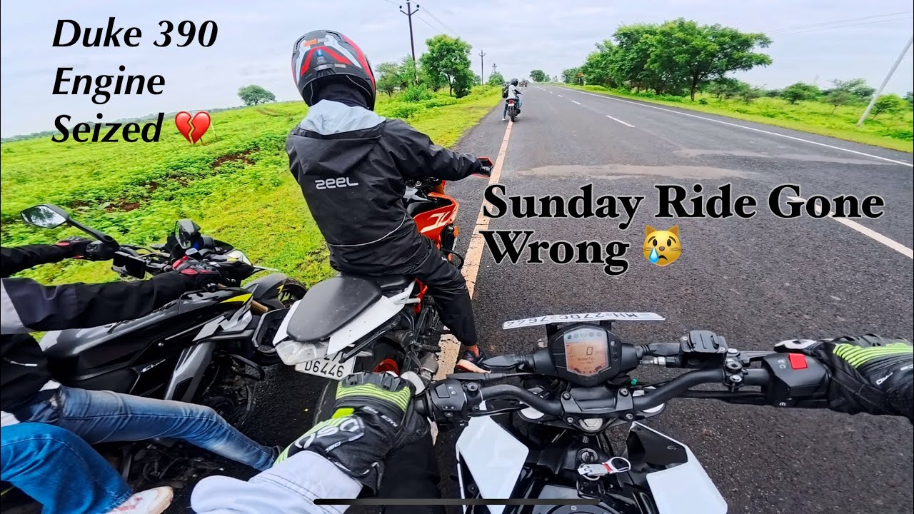 Bike ride with group on Sunday | Bembla Dam | Yavatmal #youtube #duke390 #viralvideo #motovlog #fyp 
