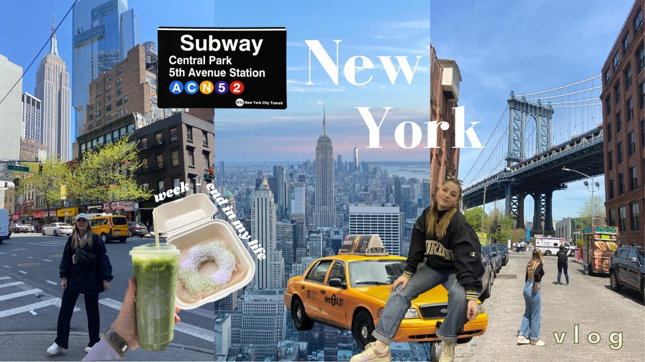 days in my life in nyc🗽🇺🇸 un week-end de printemps à New York 💙