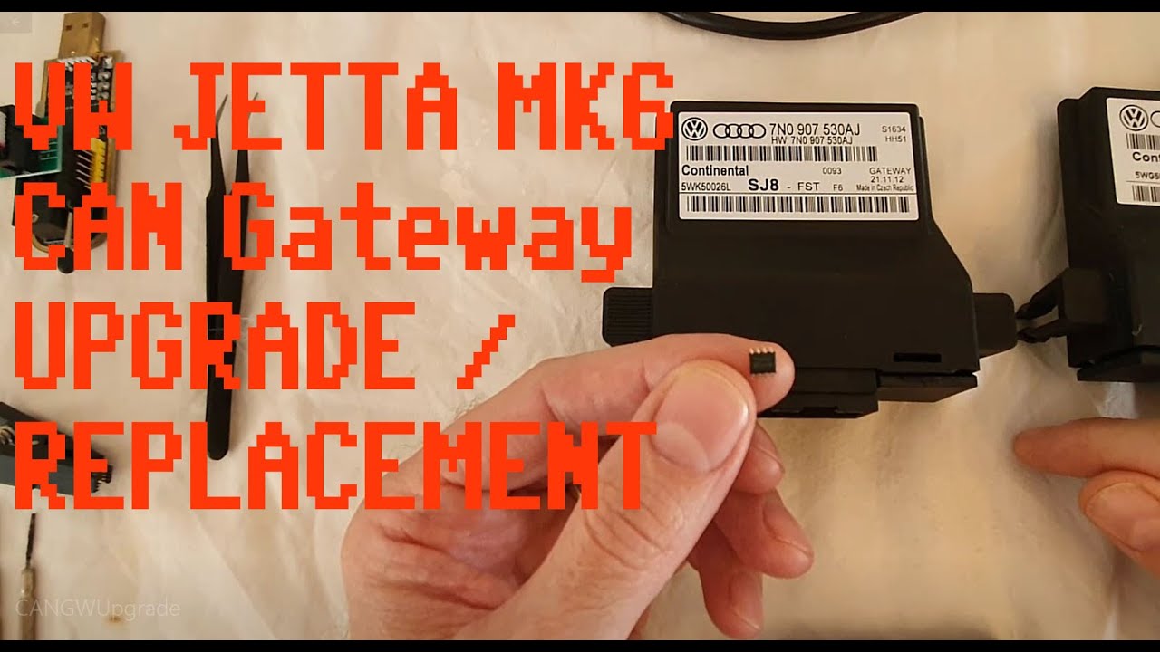 VW jetta / Vento Cambio de CAN Gateway / Upgrading or changing CAN Gateway. Cambio de CHIP 8K