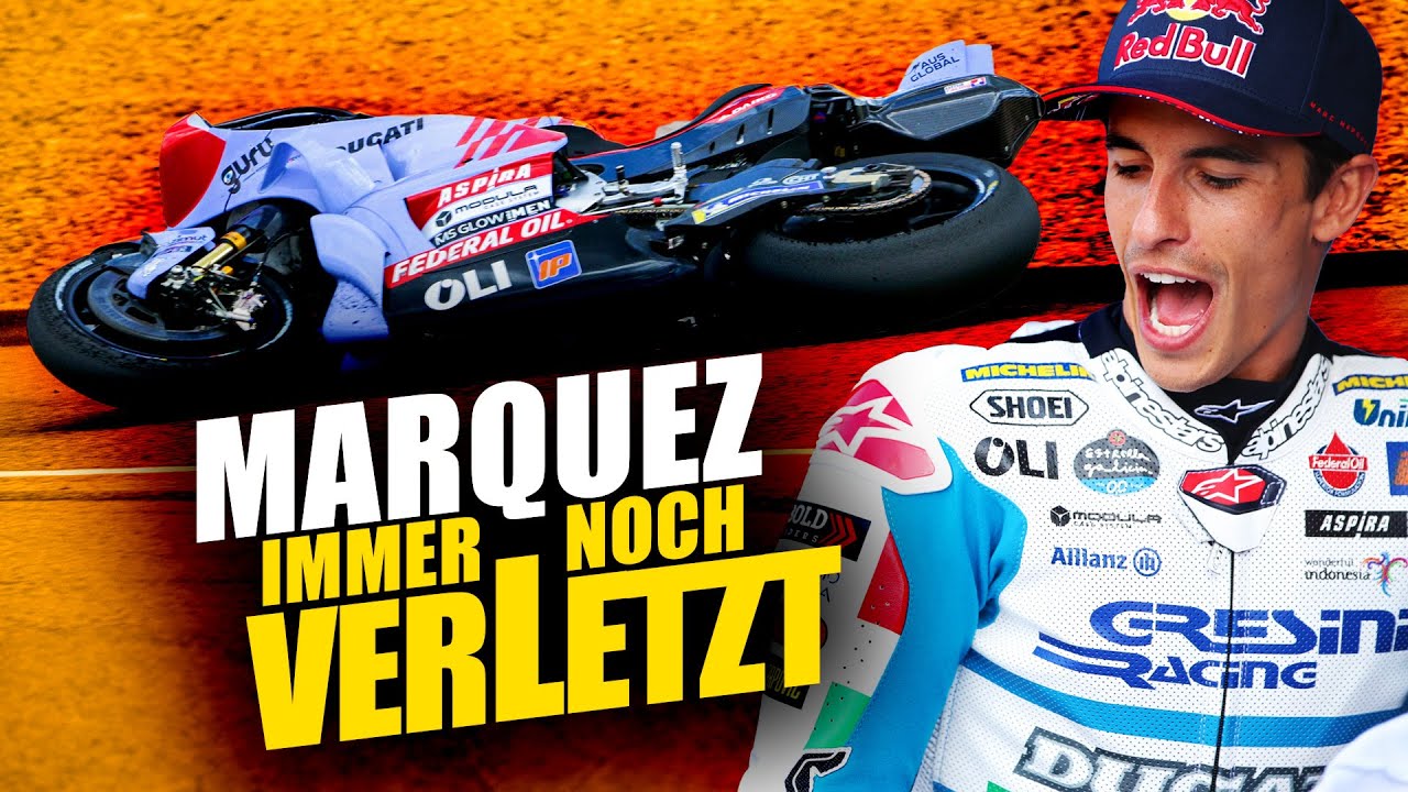 Marc Marquez noch immer verletzt! Problem in Silverstone?