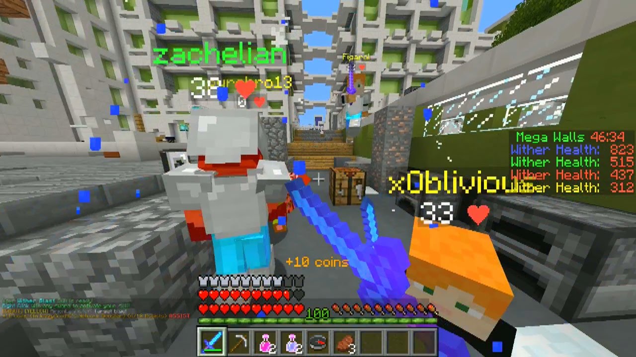 Minecraft MEGA WALLS #24 With Vikkstar & Jerome (Minecraft Walls)