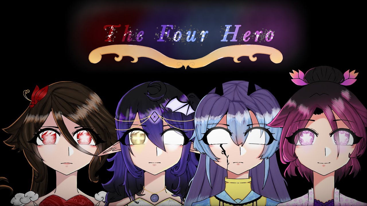 The Four Hero fight! Music & animation: KAORU-i8n. Real name: Avee