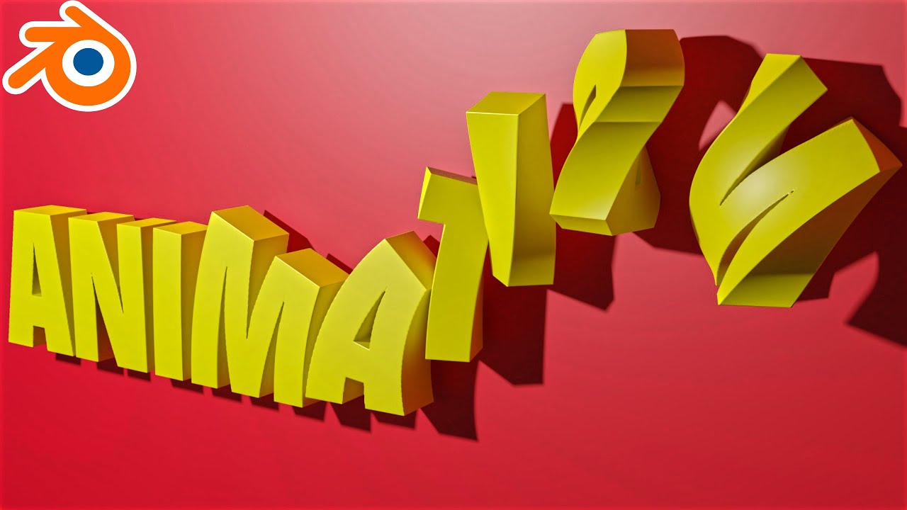 Kreative Text Animation | Blender Tutorial Deutsch