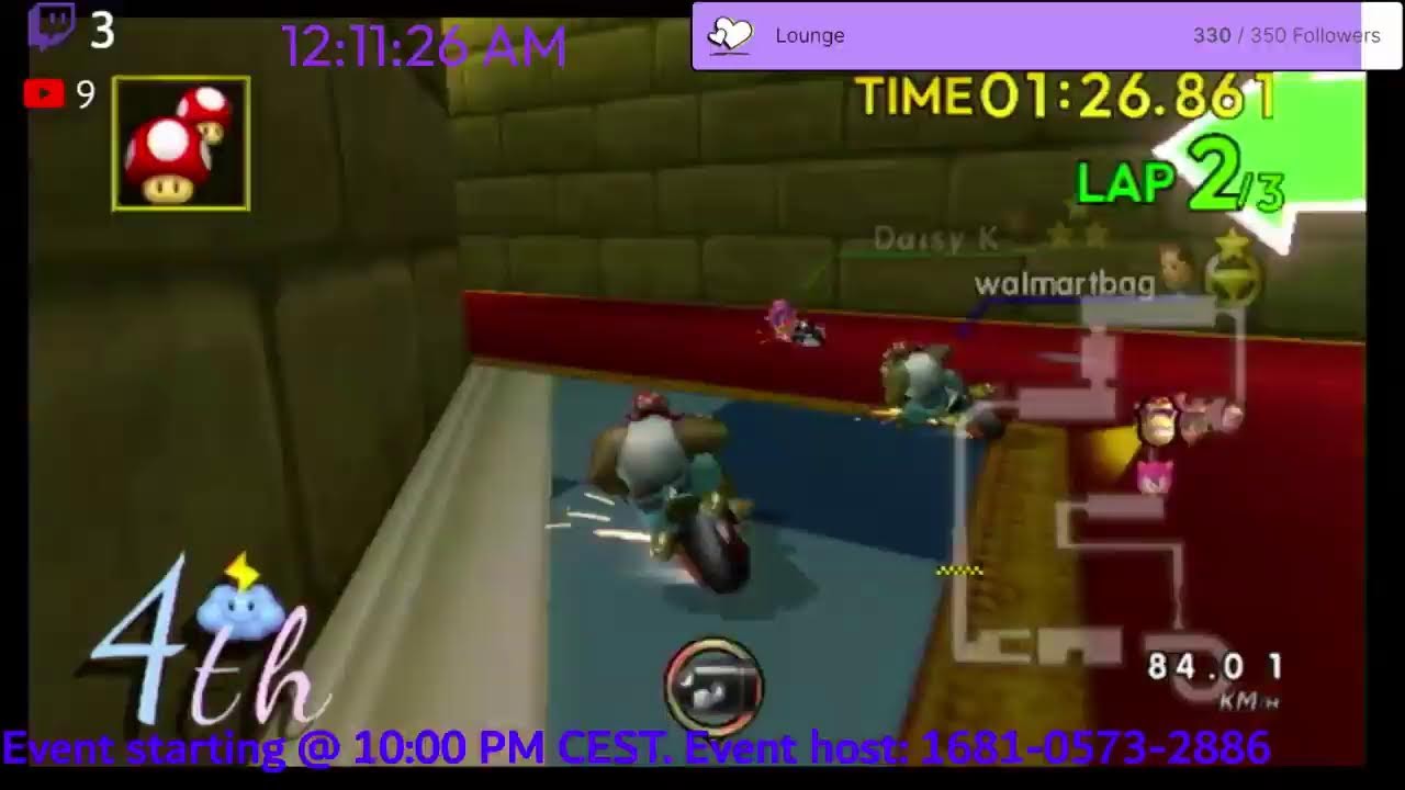 Mario Kart Wii 32 Tracks in order Event !discord