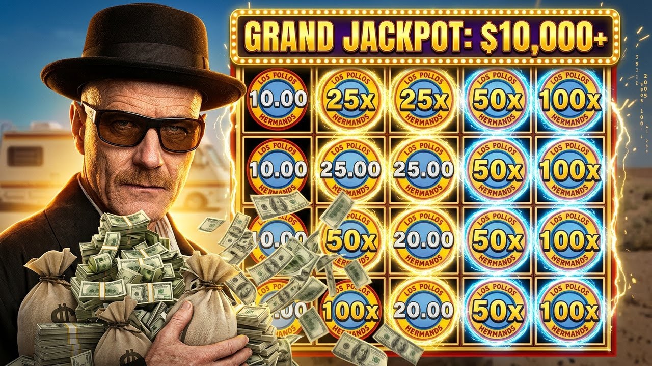 MASSIVE JACKPOT WIN on the NEW Breaking Bad Slot! #slot #casino #jackpot #slotmachine #breakingbad