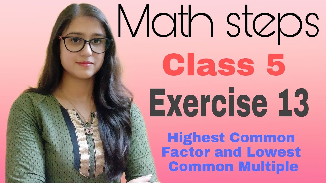 Math Steps 5 Exercise 13 (Q.1-Q.14)