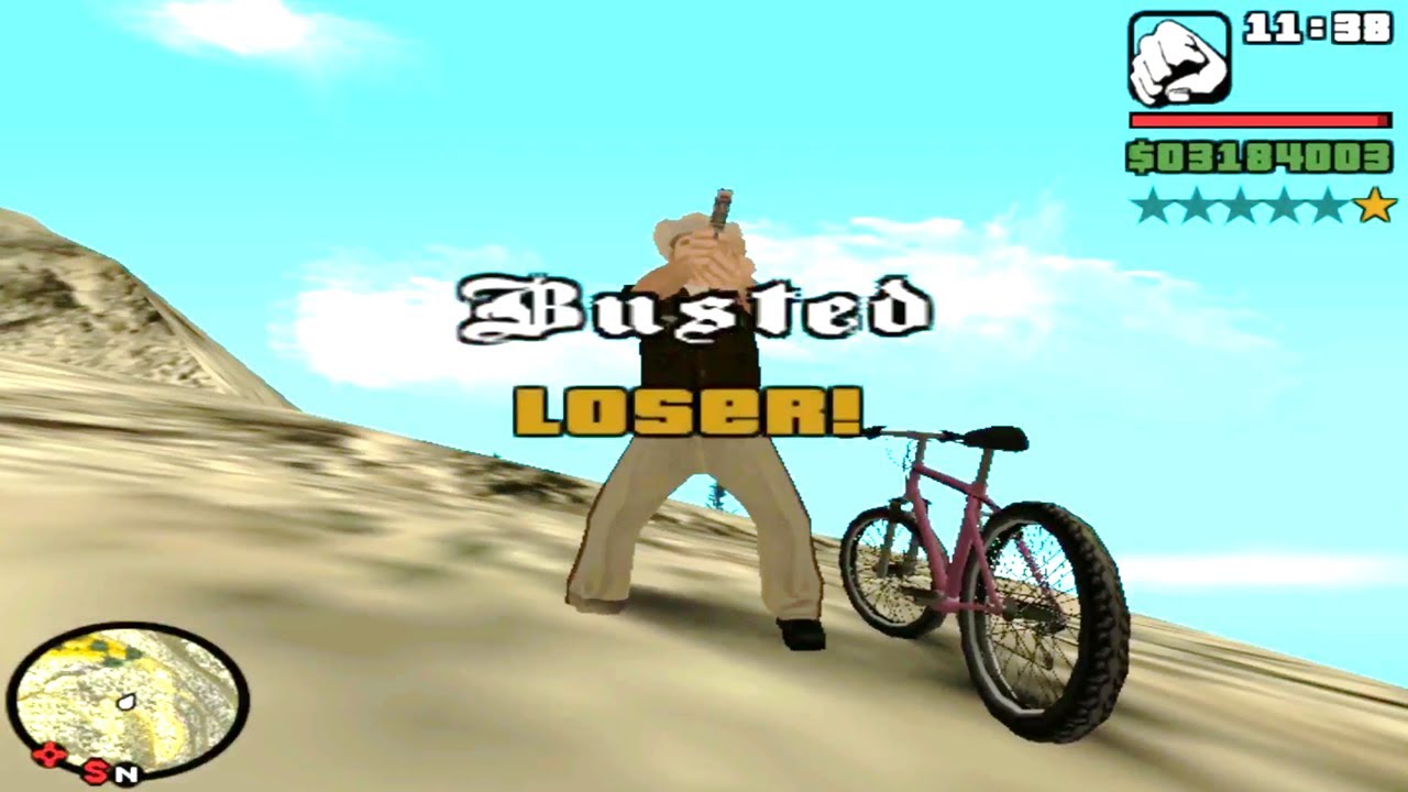 Busted in Tournament & Races | GTA SA