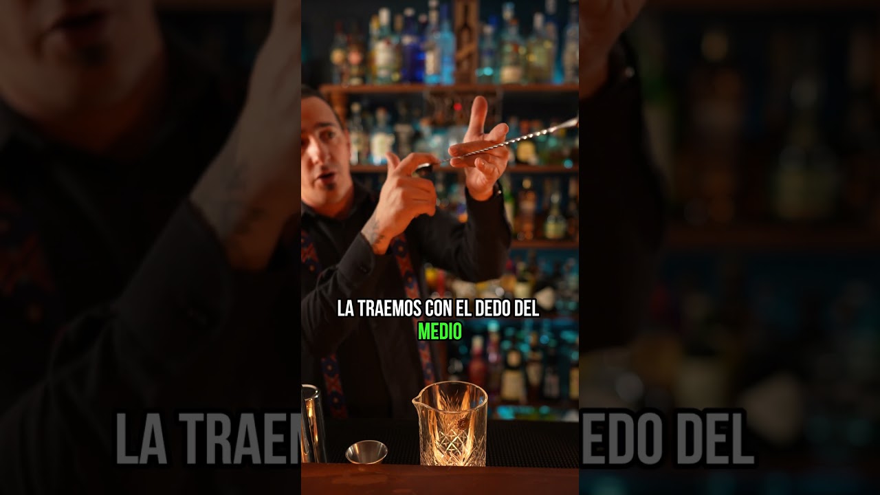 🍹 🔥 TRUCO CON BAR SPOON - FLAIR BARTENDING  #barmanshow #flairbartender