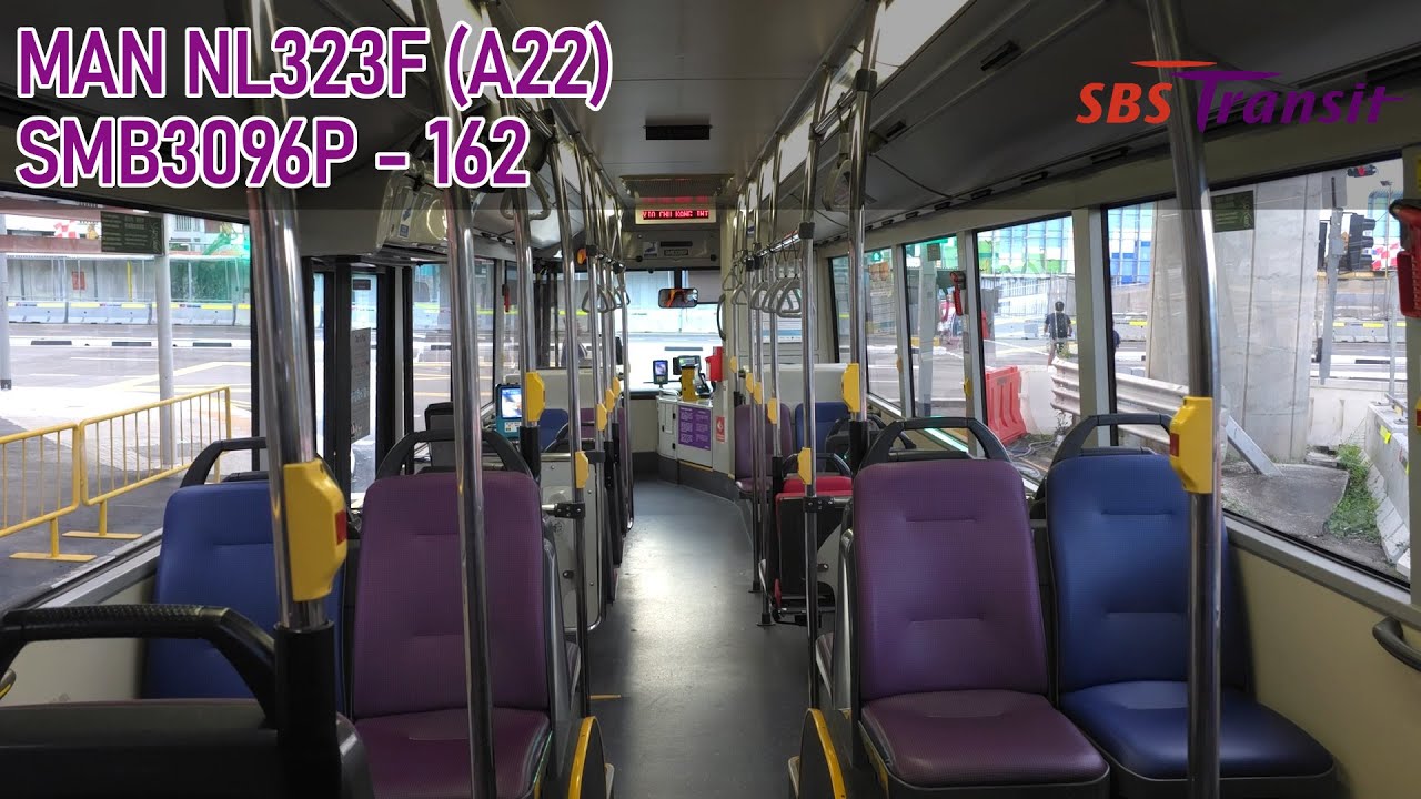 SBS Transit MAN NL323F (A22) [Gemilang - Batch 2, Euro V] - SMB3096P on 162