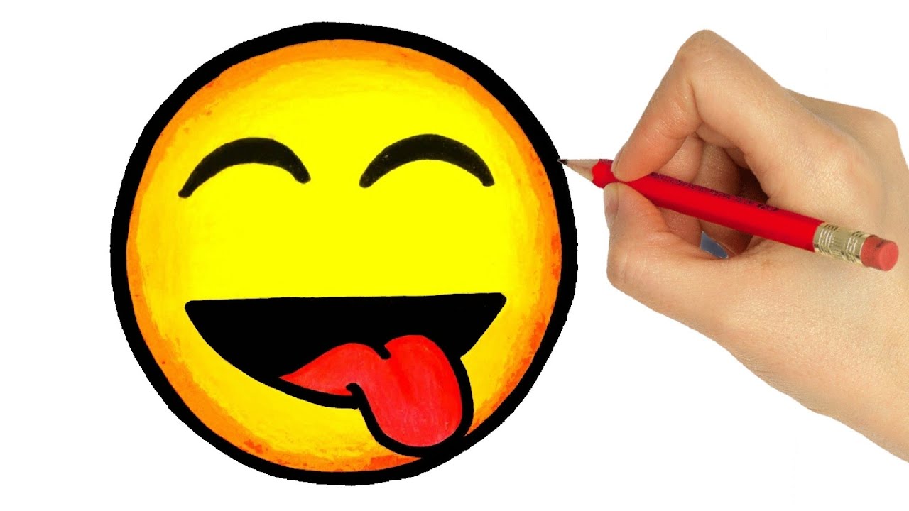 HOW TO DRAW EMOJI - COMO DESENHAR UM EMOJI | COMO DIBUJAR EMOJI
