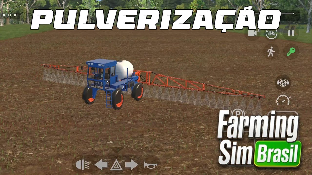 Farming Sim Brasil•PULVERIZANDO A PLANTAÇÃO DE TRIGO NA FAZENDA VÉIA•VIDA DE AGRICULTOR pt4