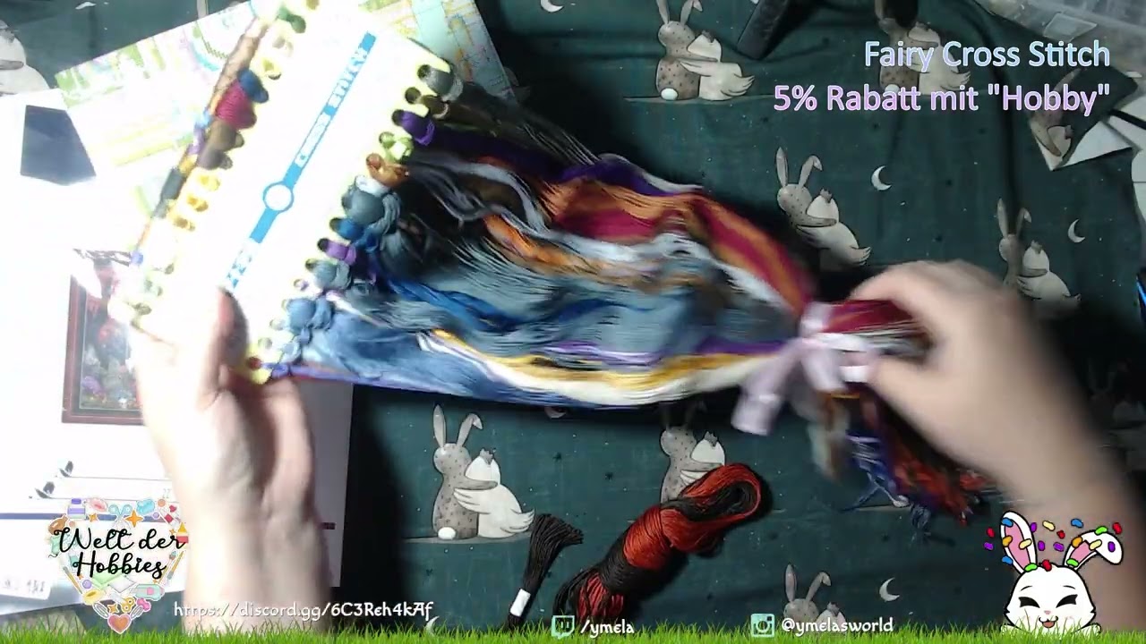 Gruselzeit beginnt. Unboxing von Fairy Cross Stitch - Halloween Kreuzstich Set | Ymela #werbung