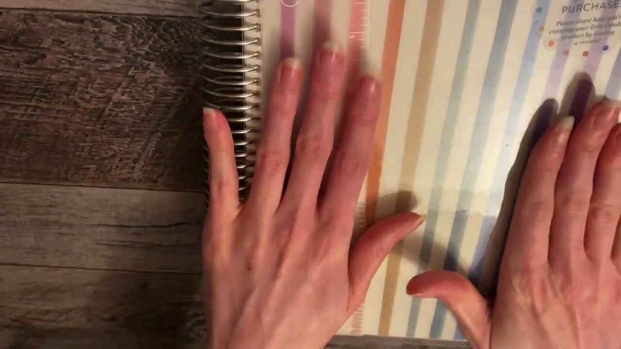 ASMR • 2023 Erin Condren Planner Flip Through