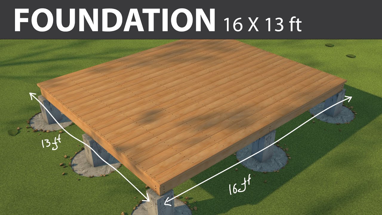 TINY HOUSE FOUNDATION BUILD - 3D STEP BY STEP