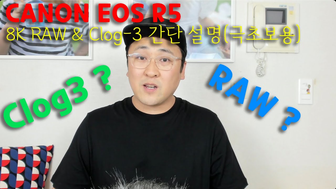 CANON EOS R5, RAW와 C-log 뭘로 찍을까? 아빠 진사를 위한 간단한 영상