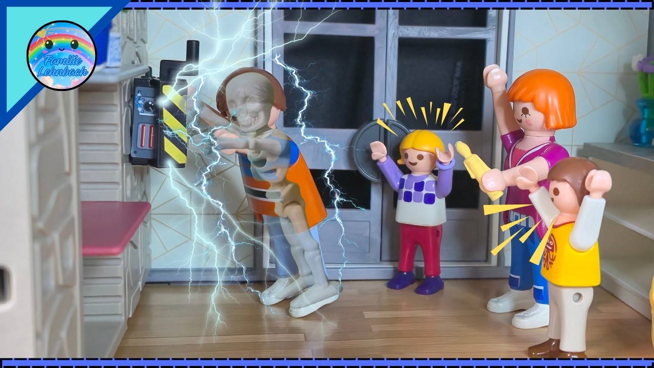 Playmobil Film - STROMAUSFALL!⚡️😱 Chaos im dunklen Haus! Kinderserie / Playmobil Familie Lehnbach