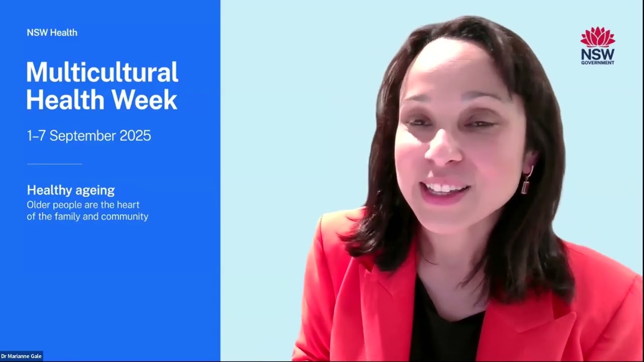 Multicultural Health Week 2025 Healthy ageing webinar