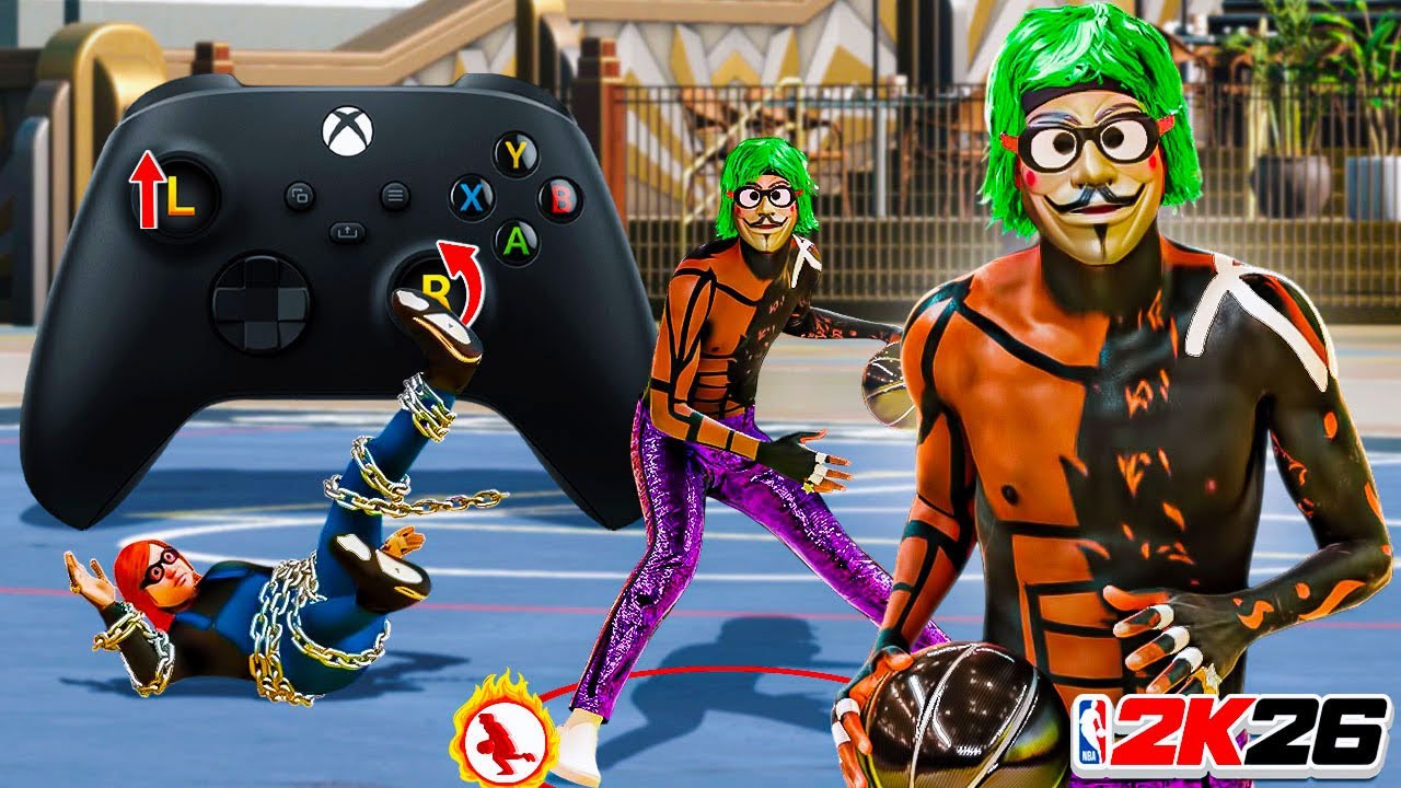ADVANCED GLITCHY STEEZO COMBOS TO GET OPEN IN NBA 2K26! (HANDCAM) BEST DRIBBLE MOVES TUTORIAL