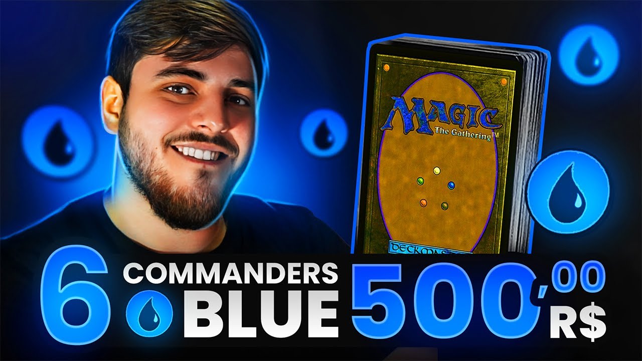 🔵 6 DECKS COMMANDER MONO BLUE!