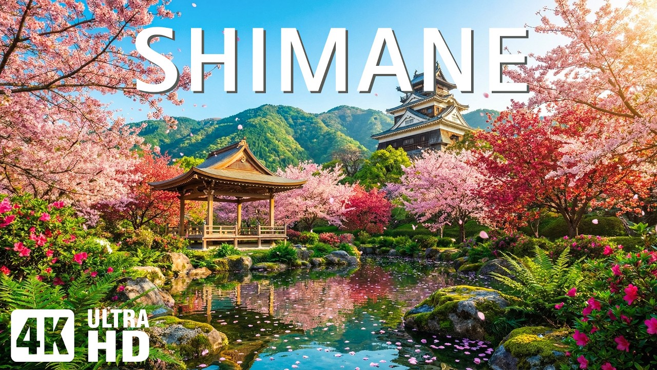 Spring in Shimane, Japan 4K 🌸 Journey Through Secret Sakura Villages & Sacred Landscapes
