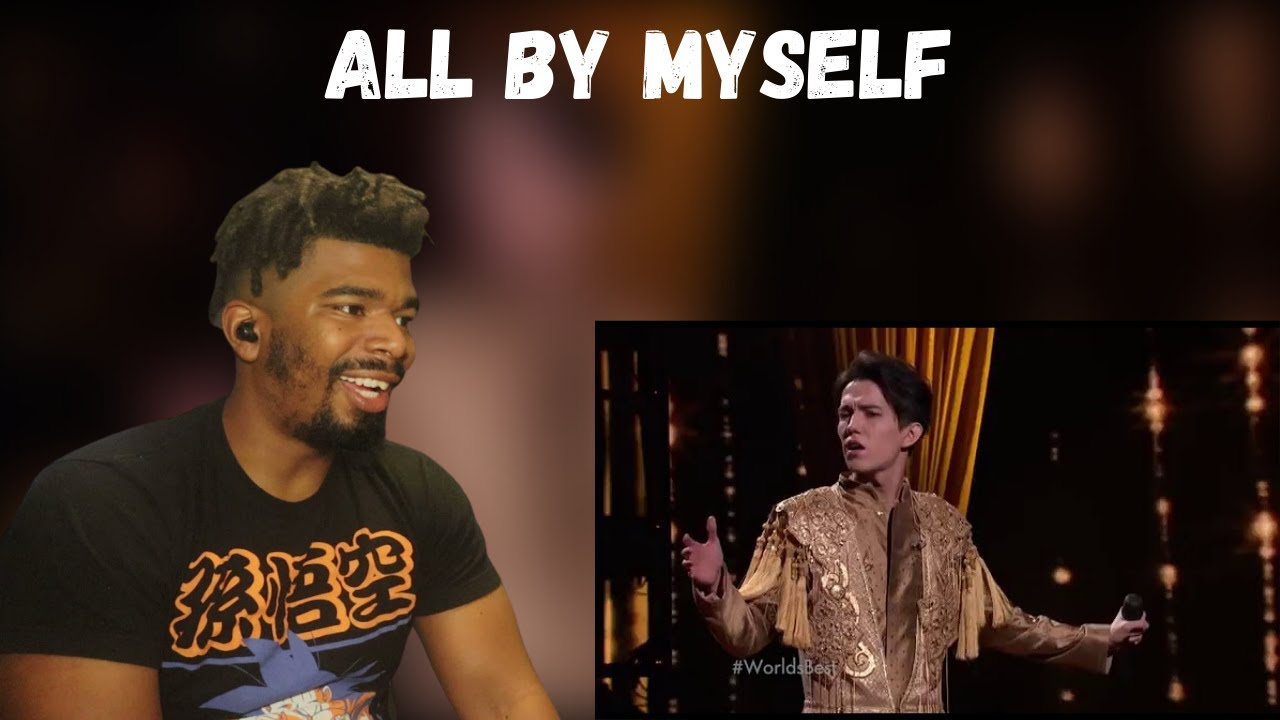 (DTN Reacts) Dimash Kudaibergen - All by my self ( Celine Dion ) Cover