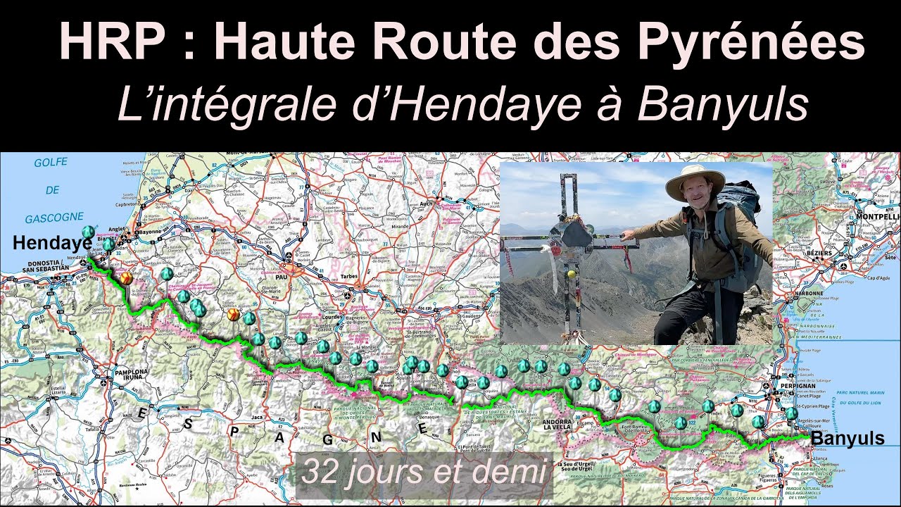 HRP Haute Route des Pyrénées, intégrale d' Hendaye à Banyuls