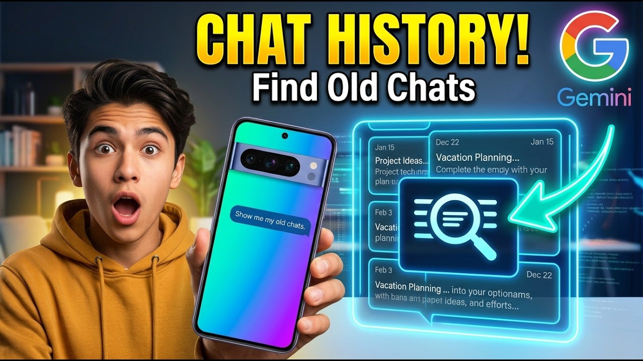 How to Check Chat History on Gemini