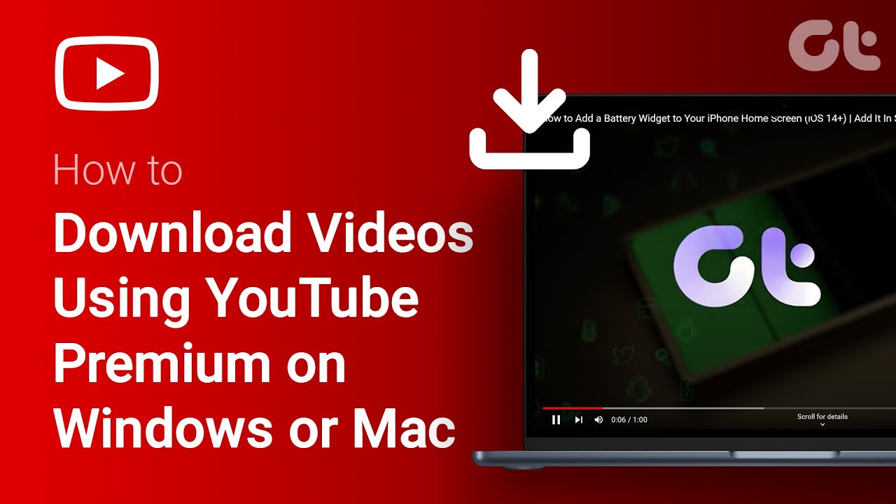 Как скачать видео с помощью YouTube Premium на Windows или Mac | Смотрите YouTube офлайн!
