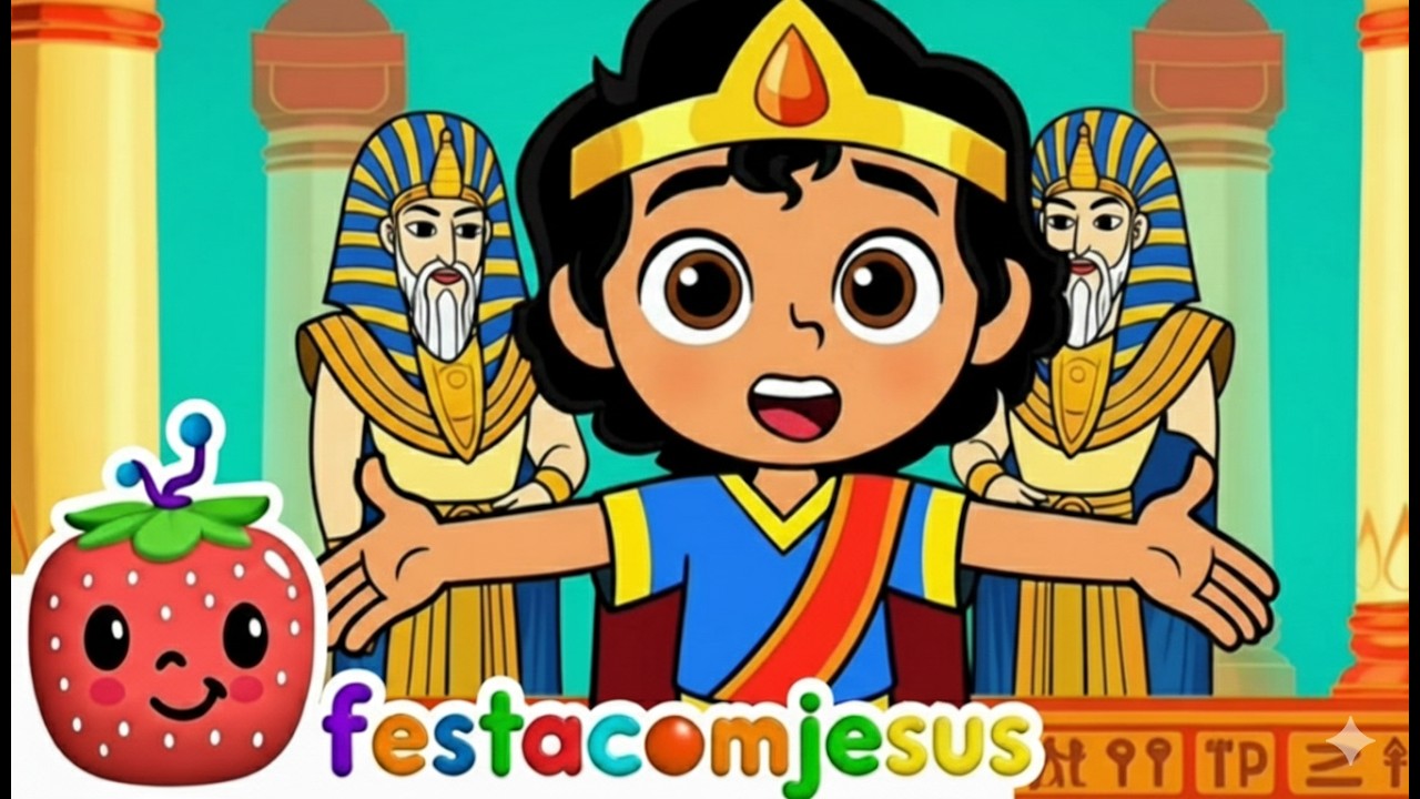 JOSÉ DO EGITO: A Linda História do PERDÃO! ❤️ Música Infantil Bíblica 🎶
