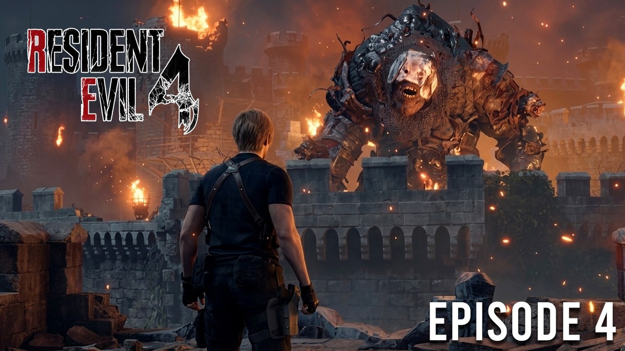 OsmosisPlays | RE4 Remake Walkthrough | Things Just Got Interesting in Salazar's Castle [4]
