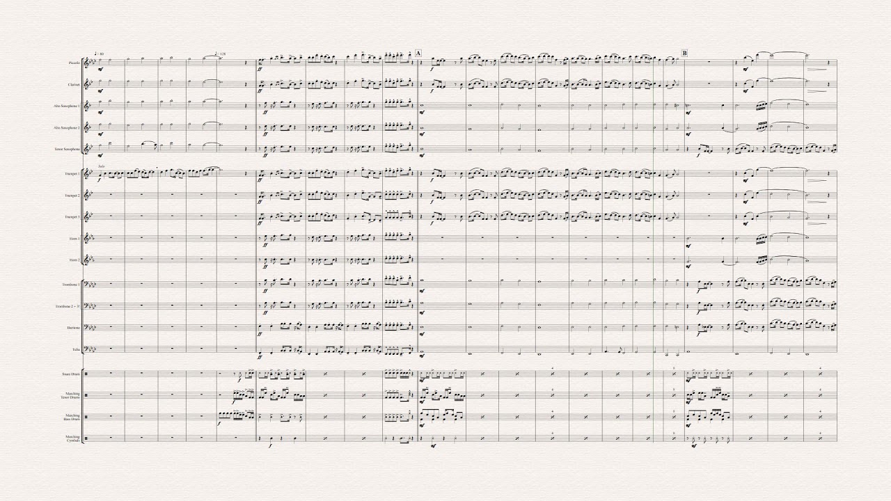 A Cruel Angel's Thesis (Evangelion) - Marching Band Arrangement