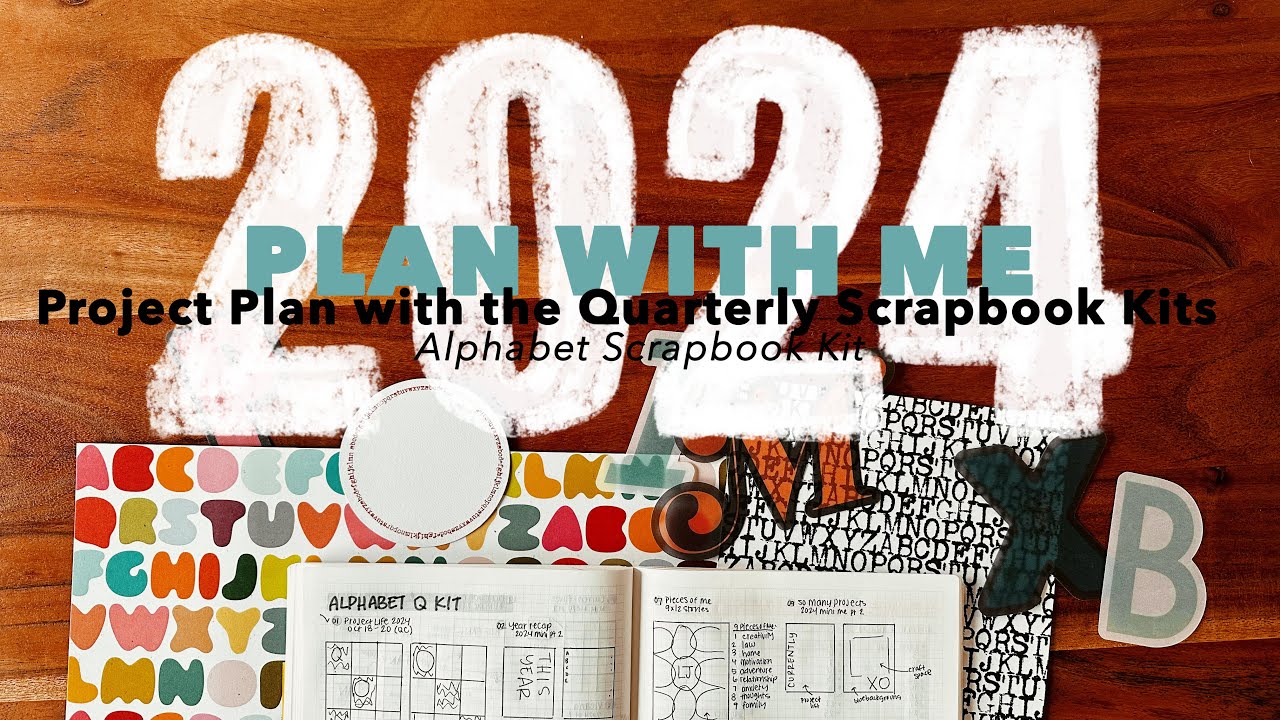 Project Planning // Alphabet Quarterly Scrapbook Kit from Ali Edwards