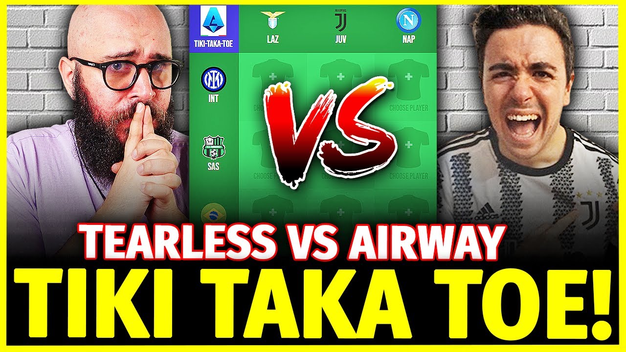 LA FINALISSIMA: TEARLESS RAPTOR vs AIRWAY: TIKI TAKA TOE CHALLENGE - SICKWOLF