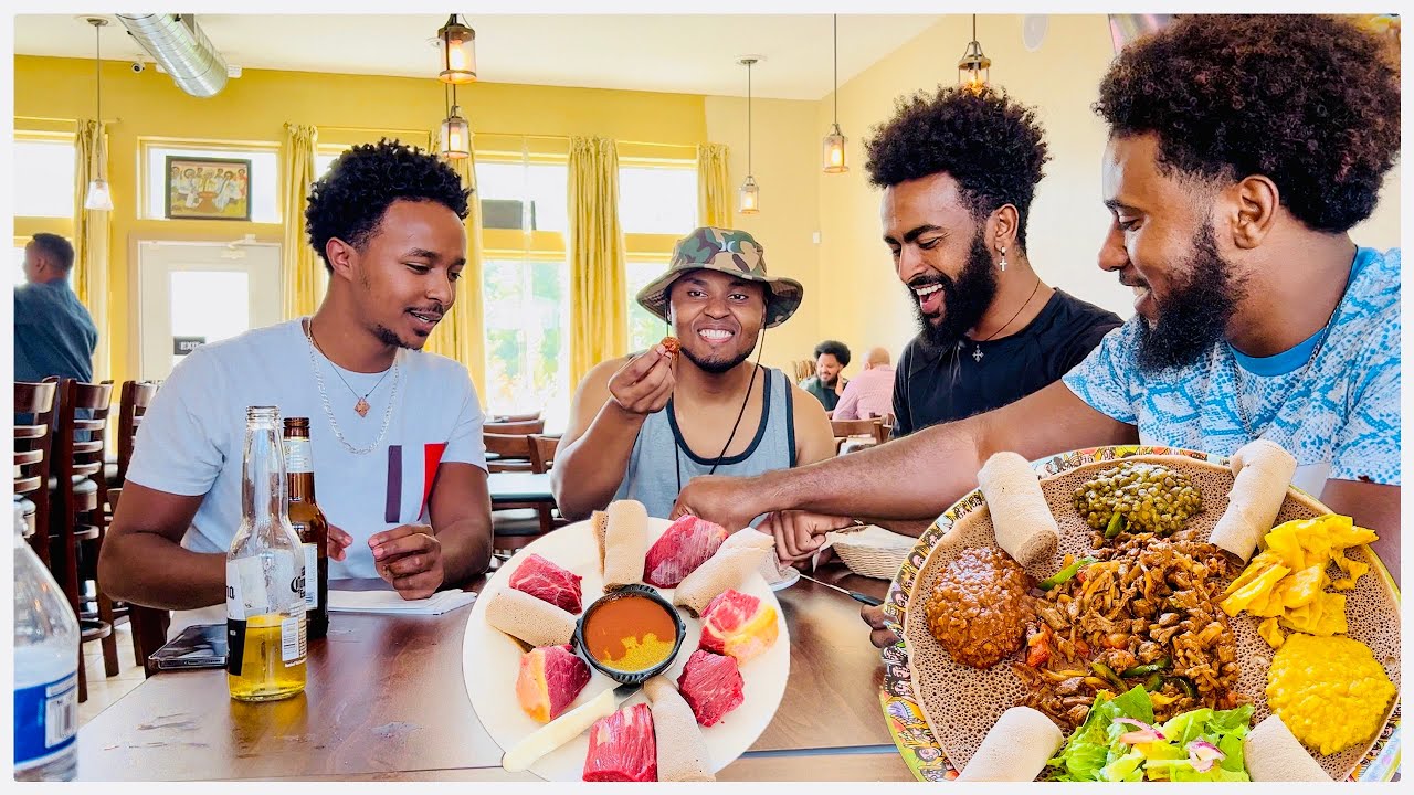 First Time Trying Ethiopian Raw Meat Dish-Unbeliavable Experience!! Tere Sega: Ethiopian Food 🇪🇹