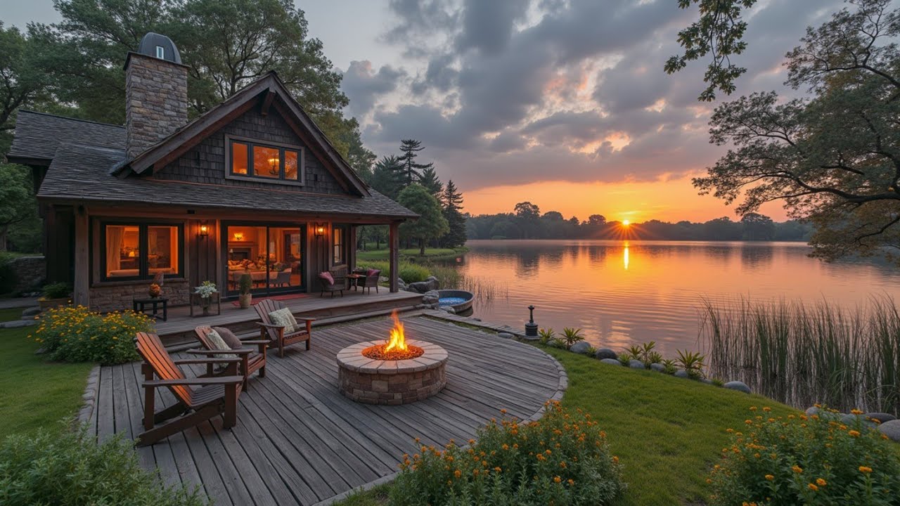 Your Escape Awaits &ndash; Golden Hour Fire Sound, Calming Birdsong, ASRM for Deep Sleep & Focus
