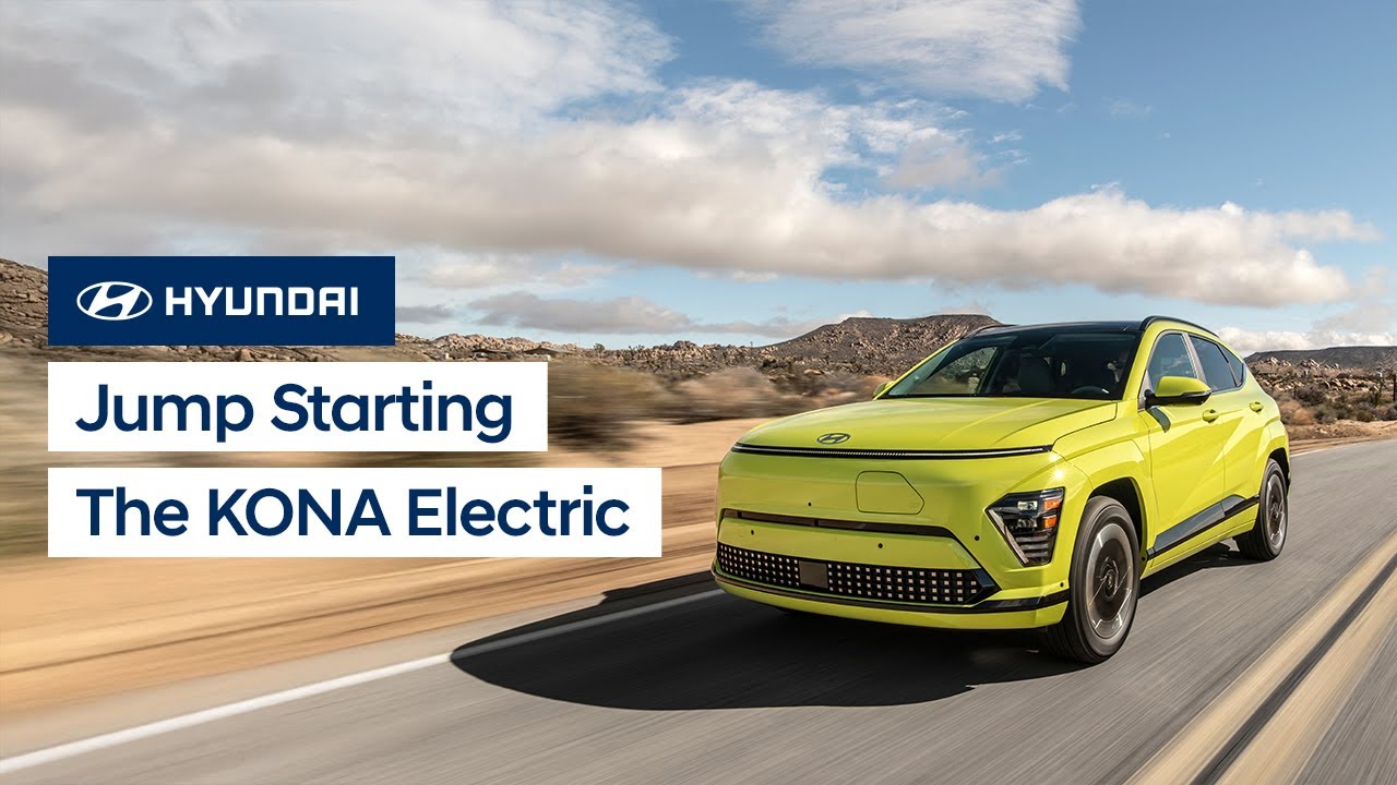 Jump Starting the KONA ELECTRIC | Hyundai