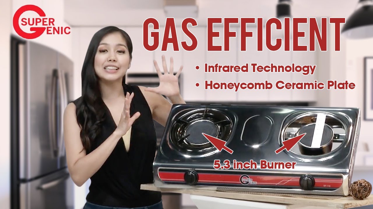 Super Genic Infrared Gas Stove with 8pc Free Knife Set | Shop TV