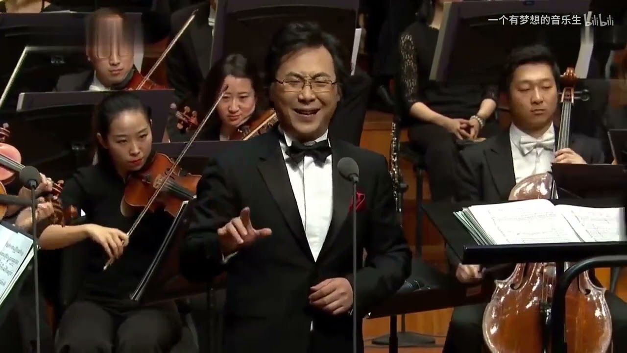 大师也有失误的时候廖昌永破音现场《快给大忙人让路》